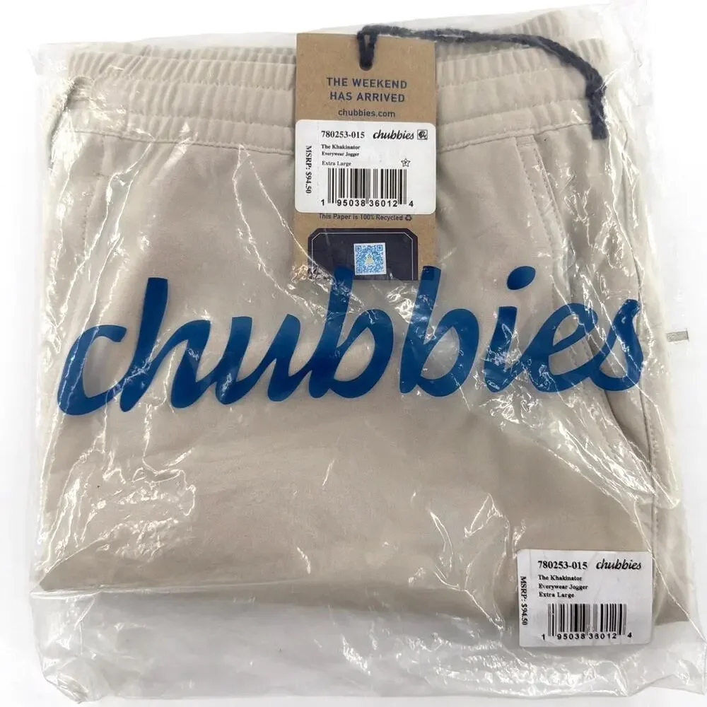 Chubbies Men's Khaki The Khakinator Performance Everywear Jogger Size XL - Picture 3 of 12